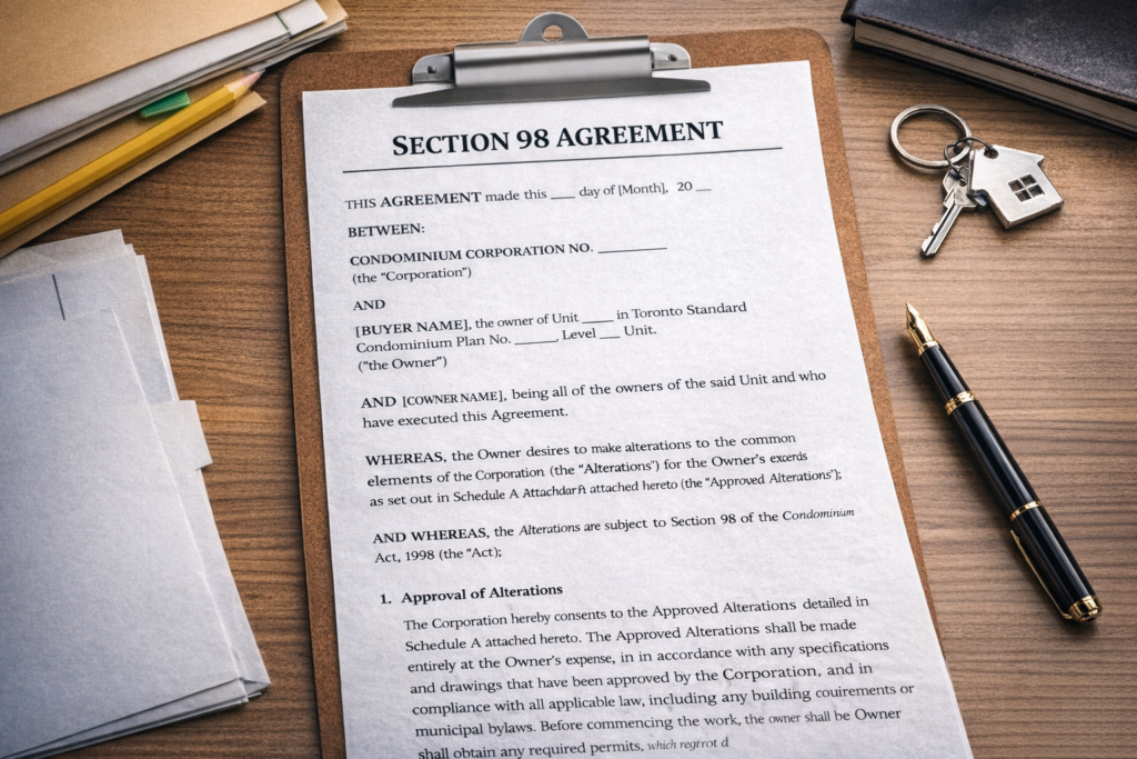 An Example of a Section 98 Agreement